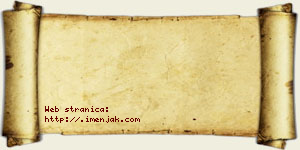 Bojin Kosovac vizit kartica